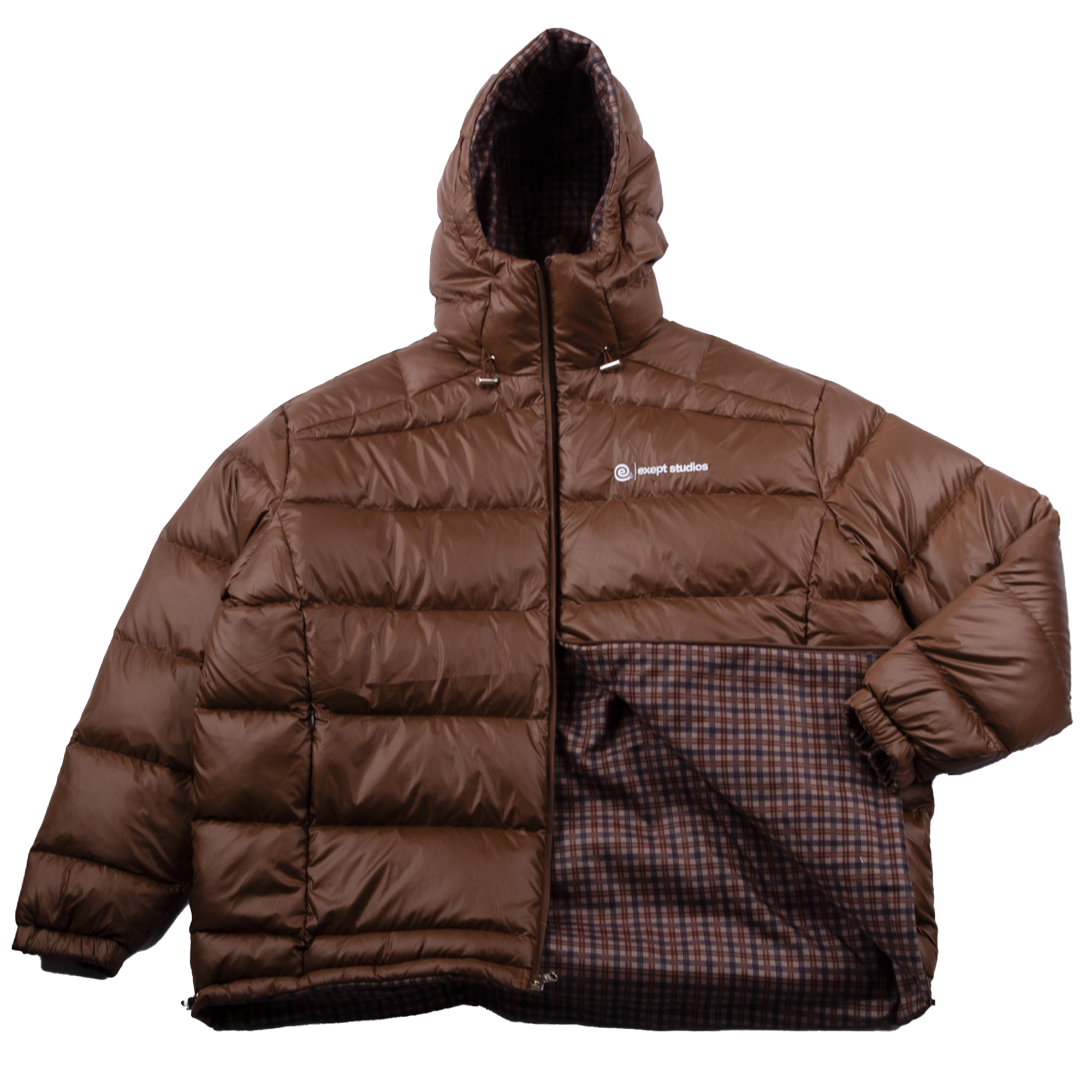 "summit" reversible puffer (brown)