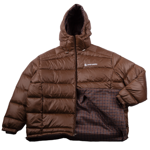 "summit" reversible puffer (brown)