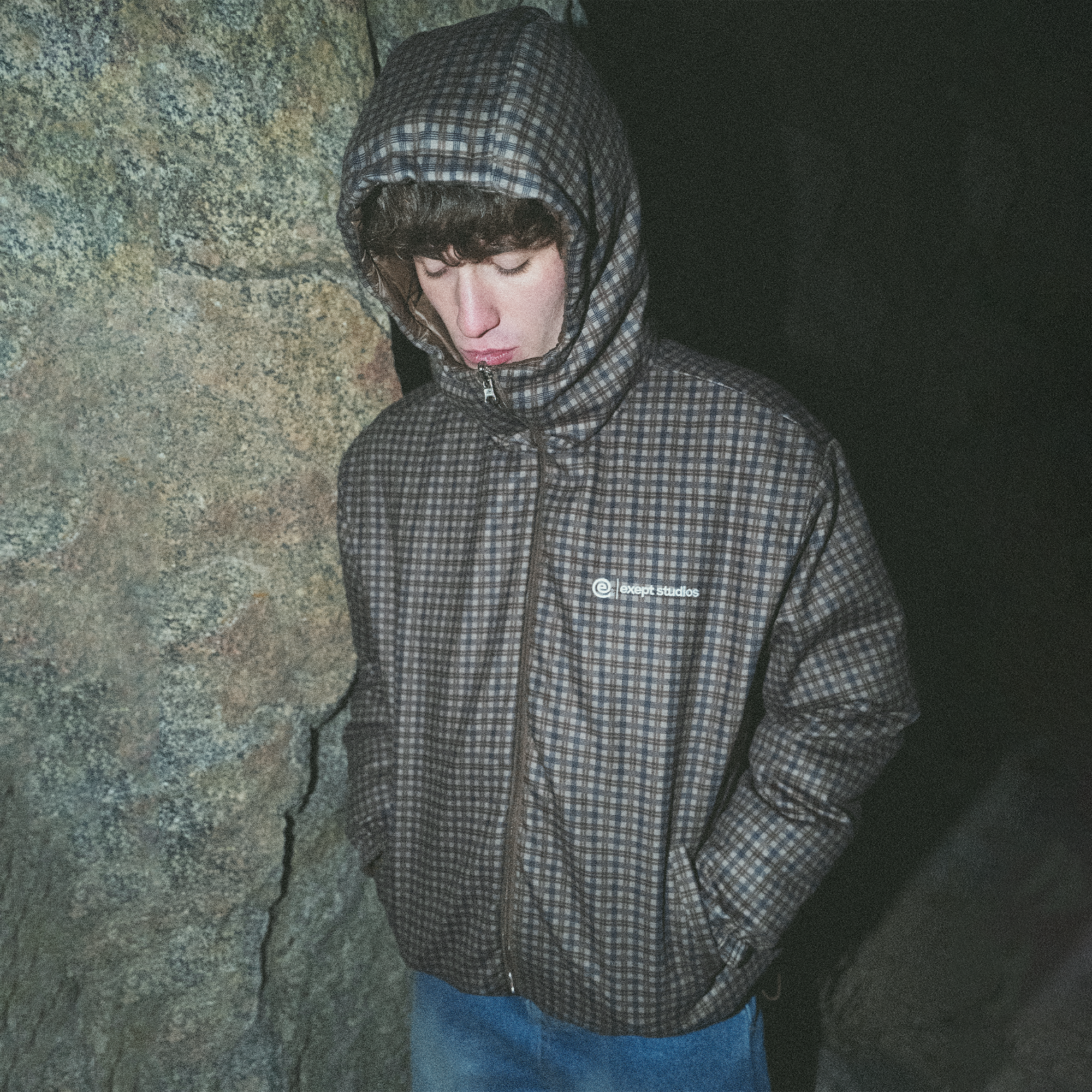 "summit" reversible puffer (brown)