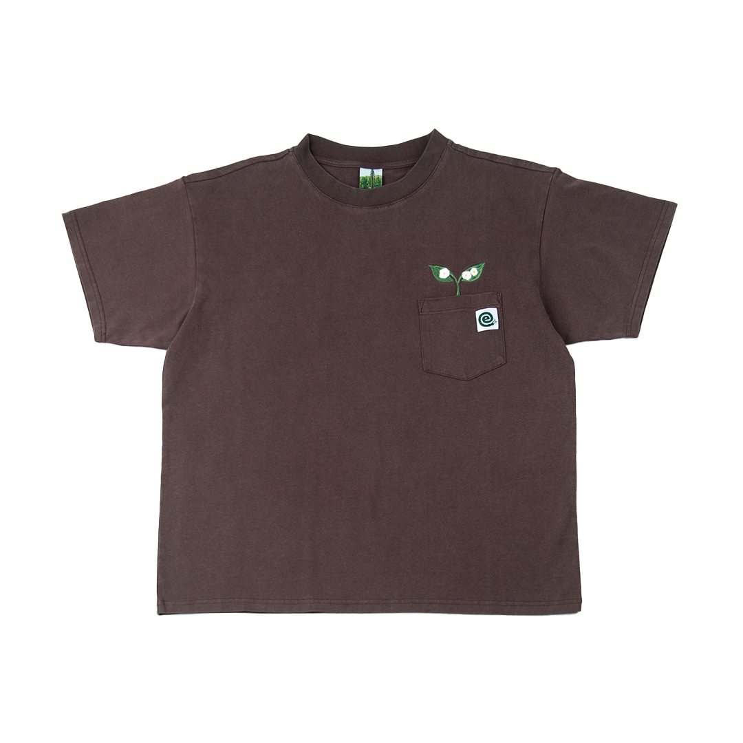 Overgrowth Pocket Tee "Coffee"