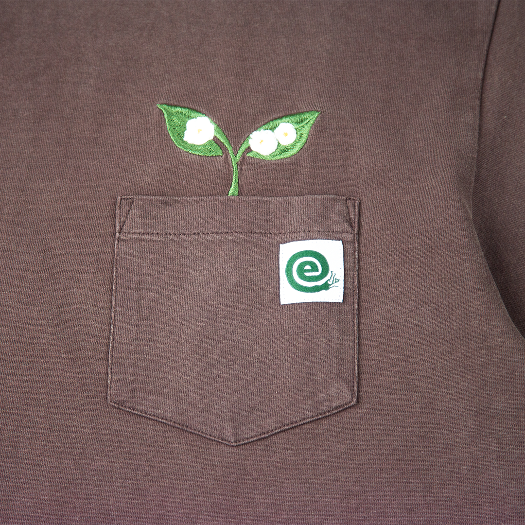 Overgrowth Pocket Tee "Coffee"