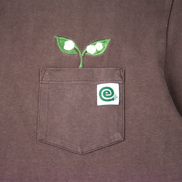 Overgrowth Pocket Tee "Coffee"
