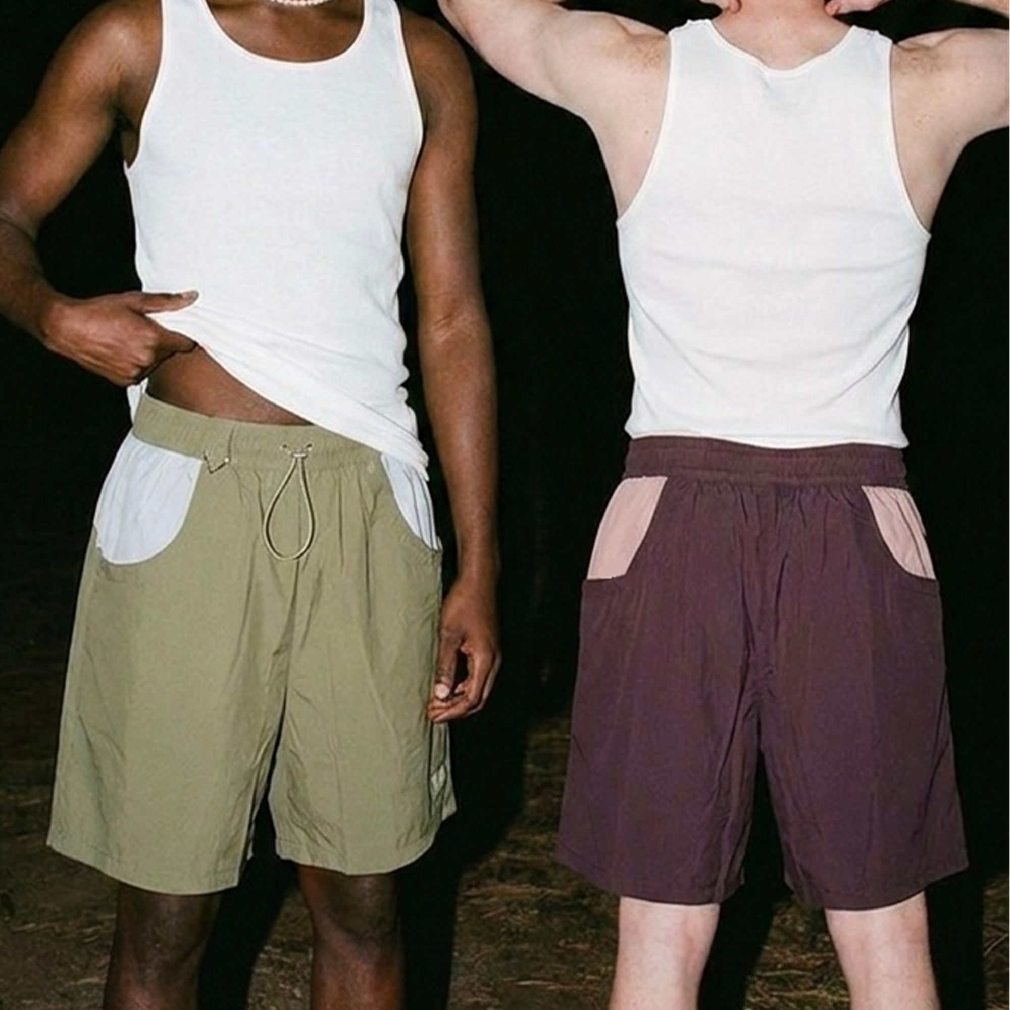 "hiking" shorts (sage)