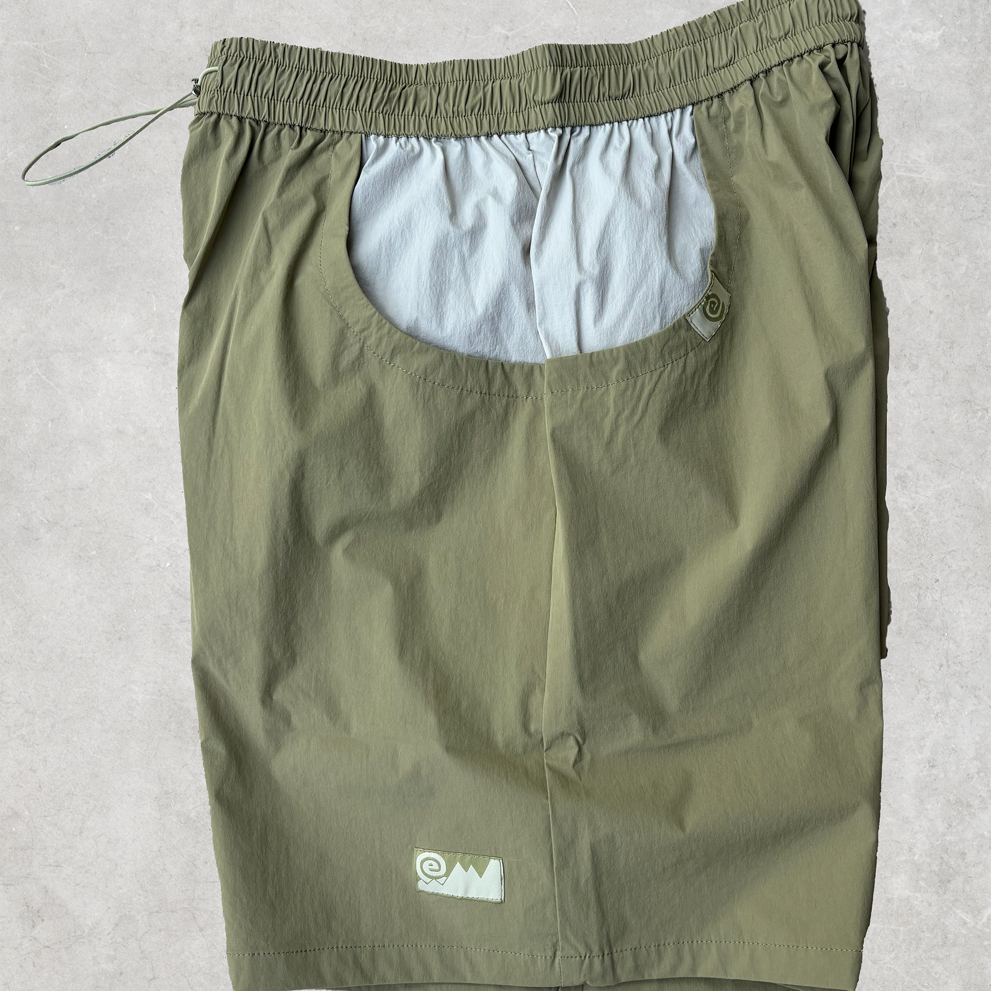 "hiking" shorts (sage)