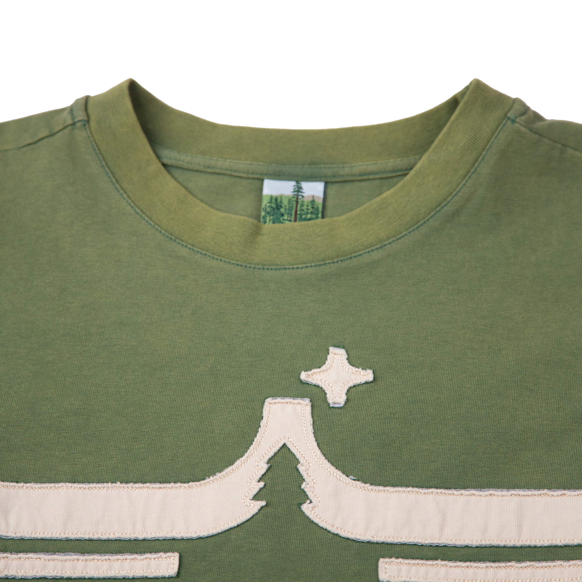 Longsleeve Pine Tee "Moss"
