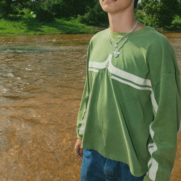 Longsleeve Pine Tee "Moss"