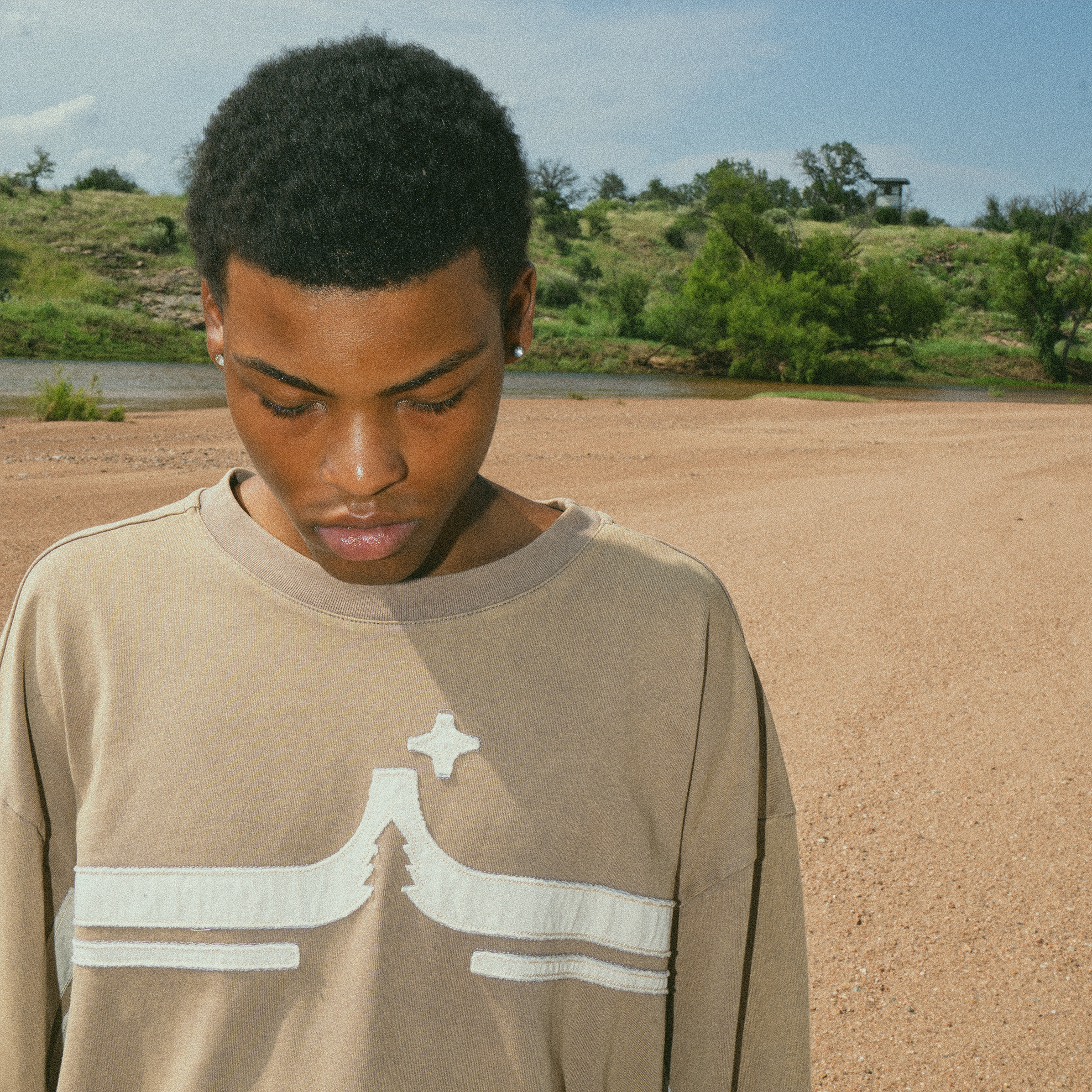 Longsleeve Pine Tee "Mud"