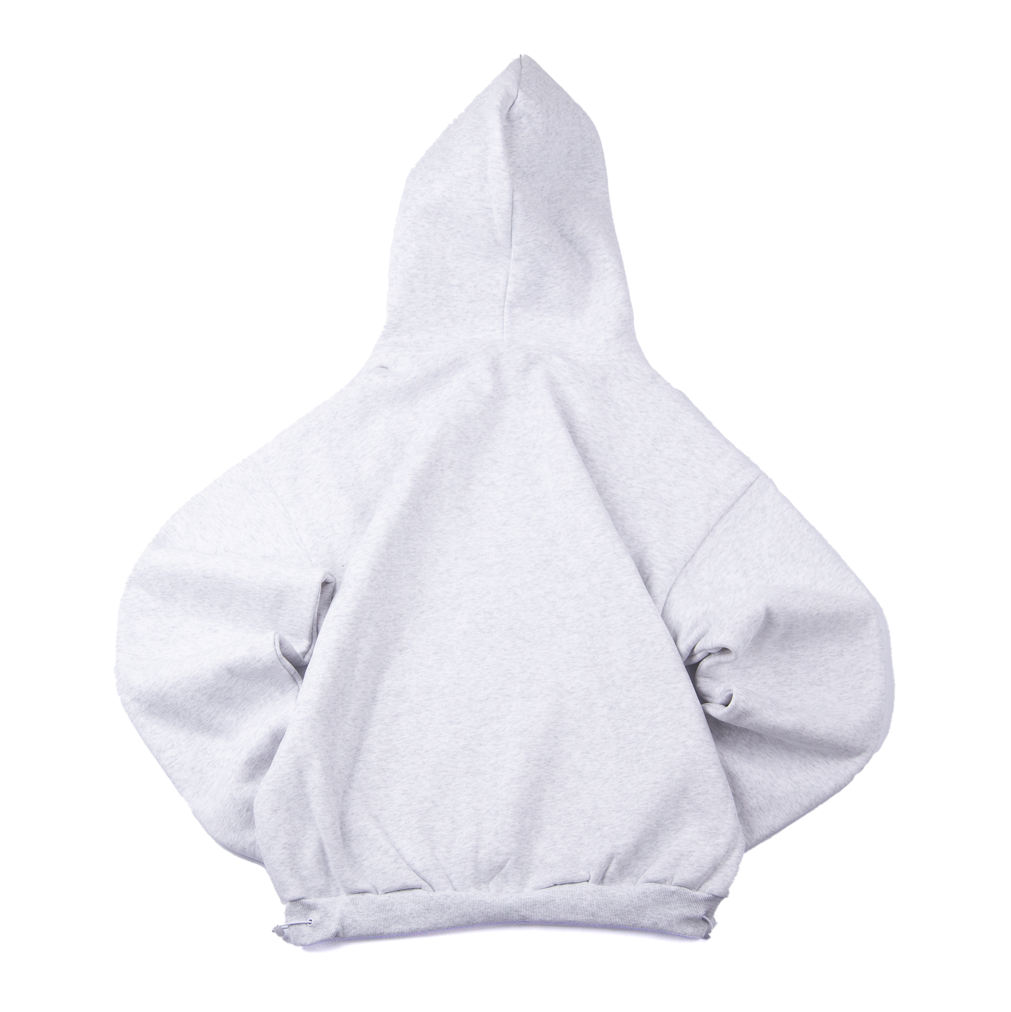 Paint-Splatter Hoodie "Heather Grey"