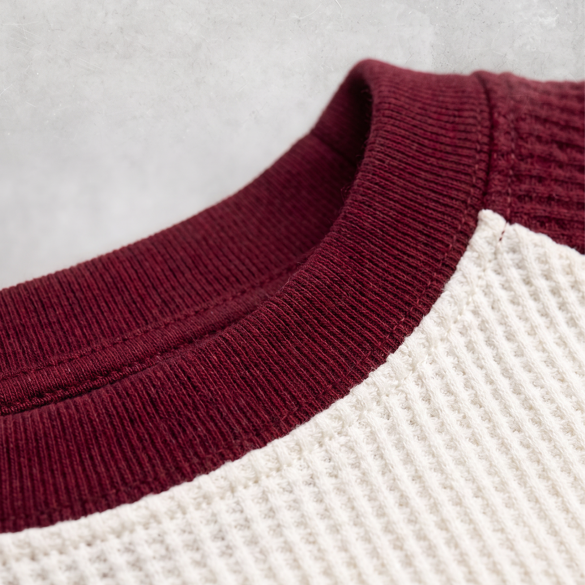 "sunset" waffle knit