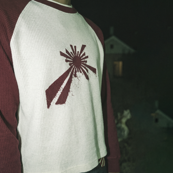 "sunset" waffle knit