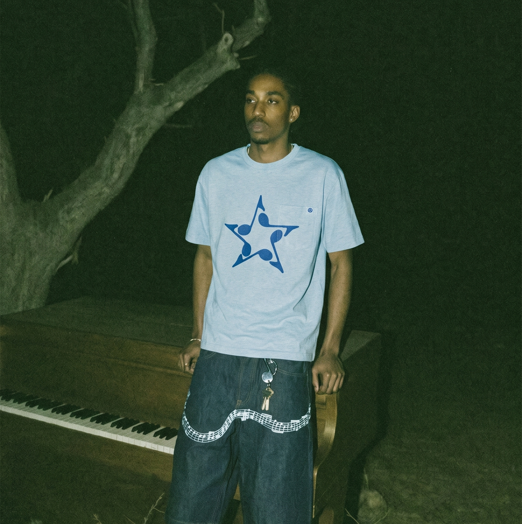"music" tee